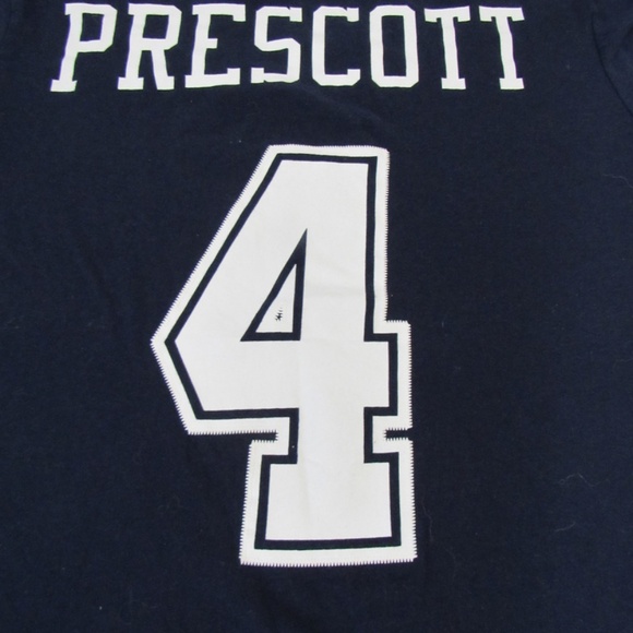 NFL Dallas Cowboys Dak Prescott Women's Short Sleeve Crew-Neck T-Shir - Picture 3 of 10